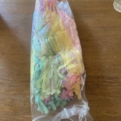 Tissue tassel party Decorations Rainbow 