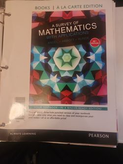 A Survey Of Mathematics With Applications 10th Edition