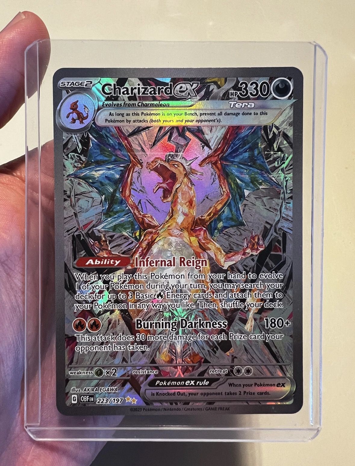 Charizard Ex Obsidian Flames PROXY Card