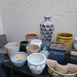 ASSORTED PLANTS POTS $2 TO $20