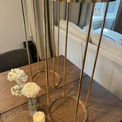 Golden Flower Stands 