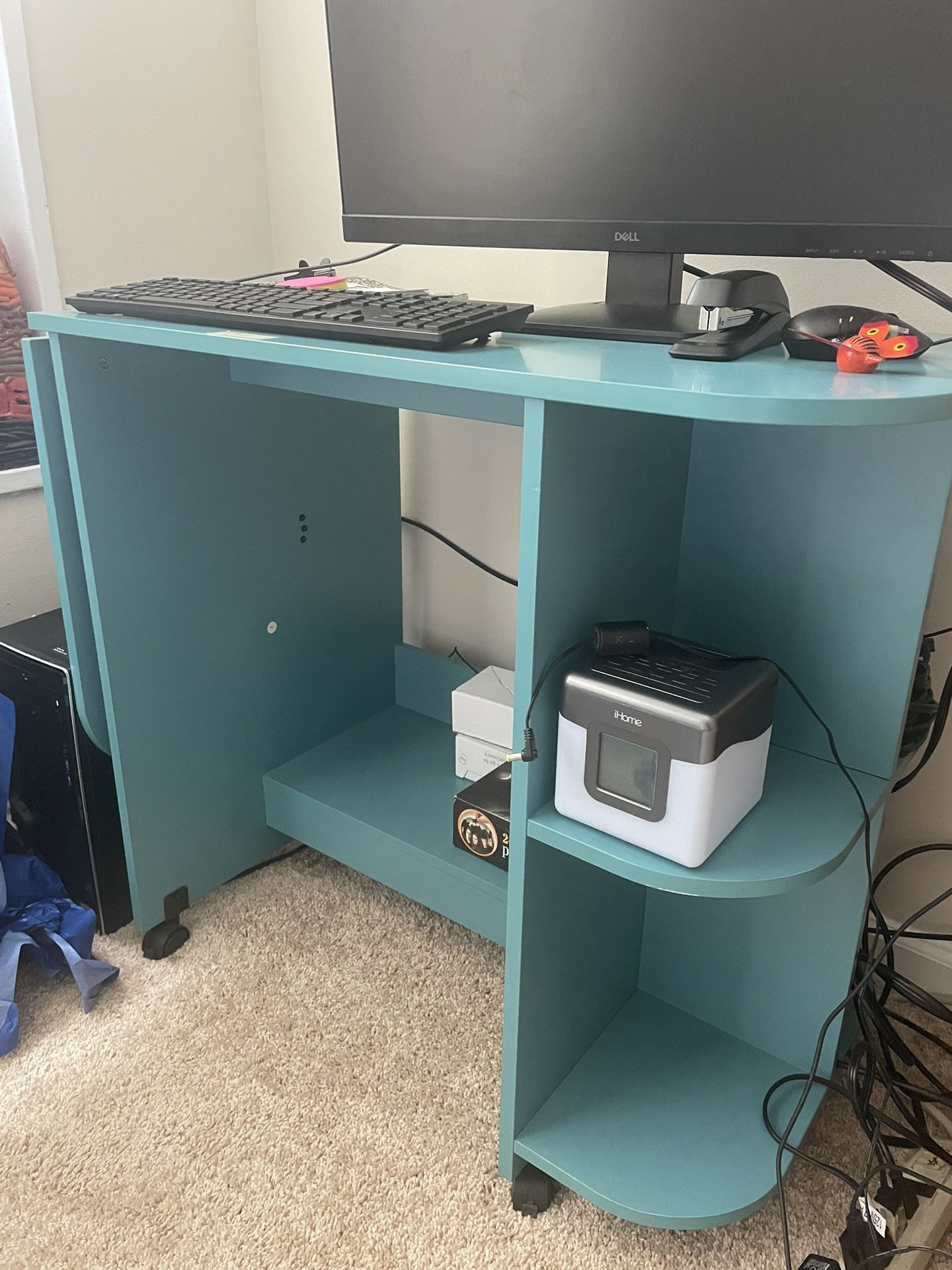 Turquoise Sewing Desk - $35