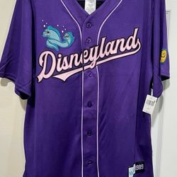 NWT Disney Parks Disneyland Villains Ursula Baseball Jersey Size:Large