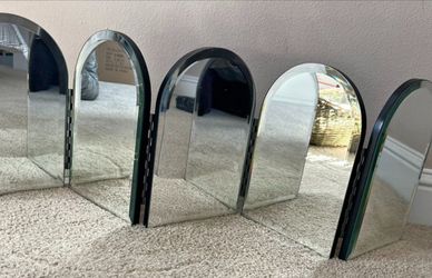 Vintage Arch Folding according mirrors 