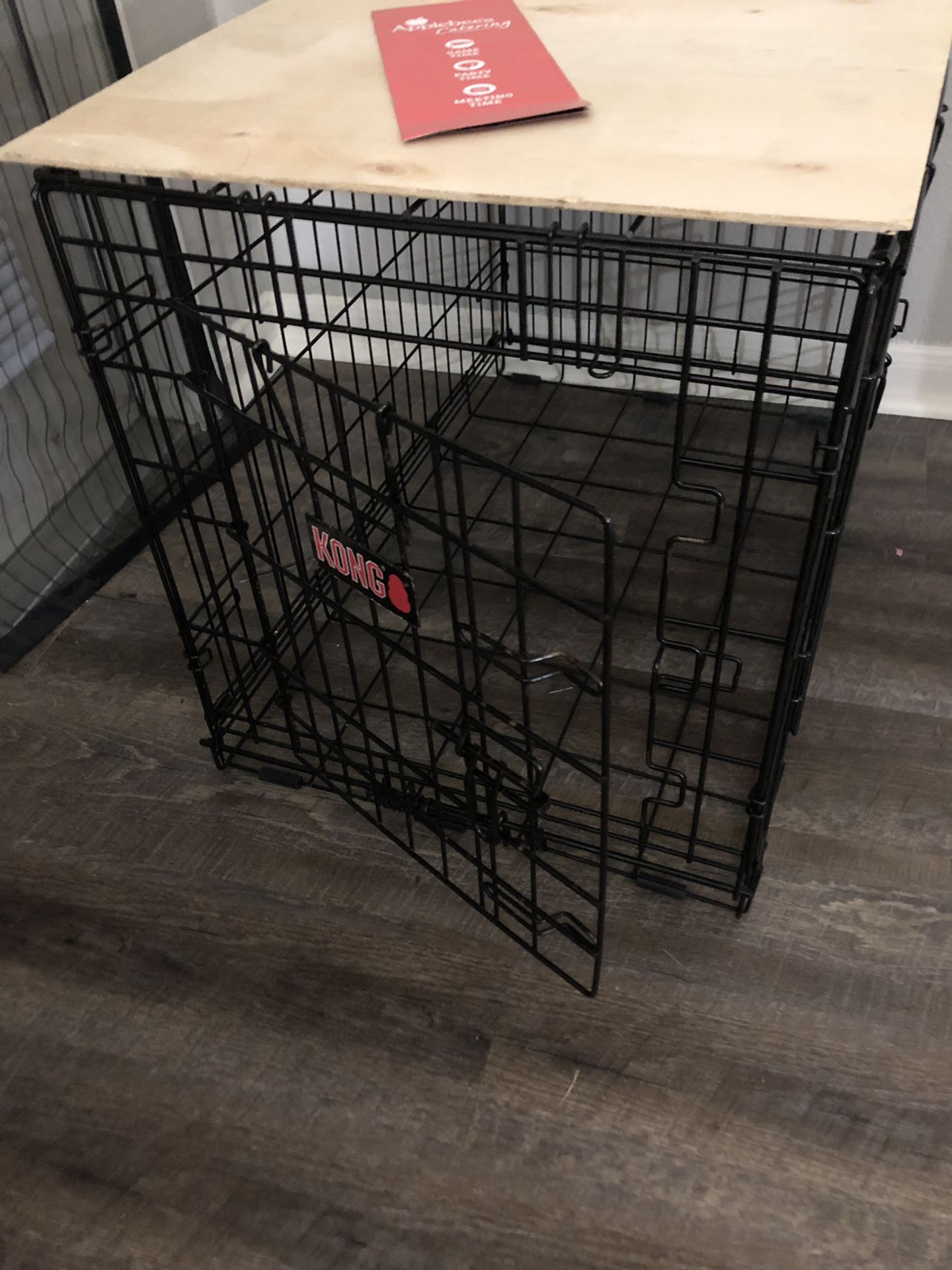 KONG dual door dog crate size: medium