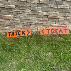 Wood Trick Or Trick Sigh 