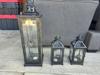 Decorative Lanterns, Set Of 3
