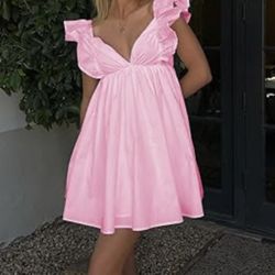 Dress Pink Size Medium New And While Size Small $10 Each 