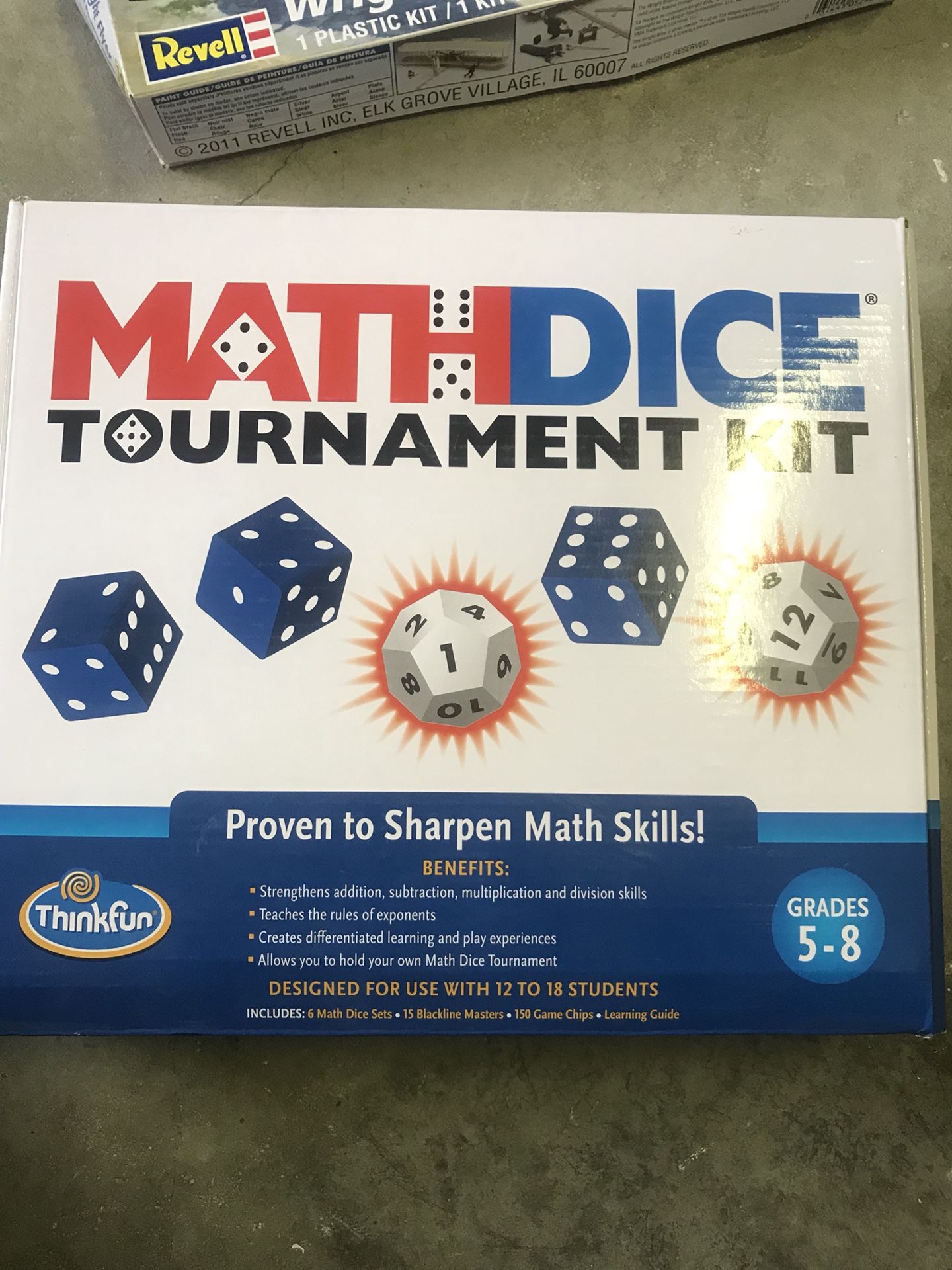 Math dice tournament kit
