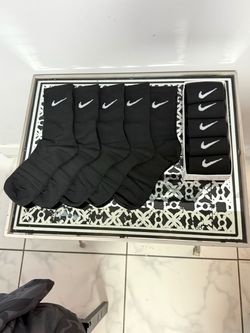 Nike Black Crew Socks 5-Pack
