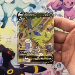 Pokemon Sword and Shield Battle Styles Tyranitar V Alternative Alt Full Art 155/163 Card FS/FT