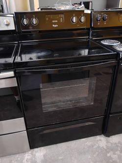 Estufa electrica negra WHIRLPOOL