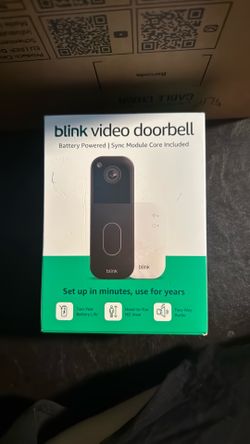 OFFER ANYTHING AND ITS YOURS   Blink Video Doorbell – Head-to-toe HD view, two-year battery life, and simple setup. Sync Module Core included – System