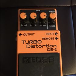 Boss Turbo Distortion DS-2 Guitar Pedal 