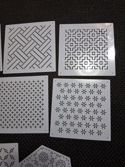 Scrapbooks stencils $1 each.