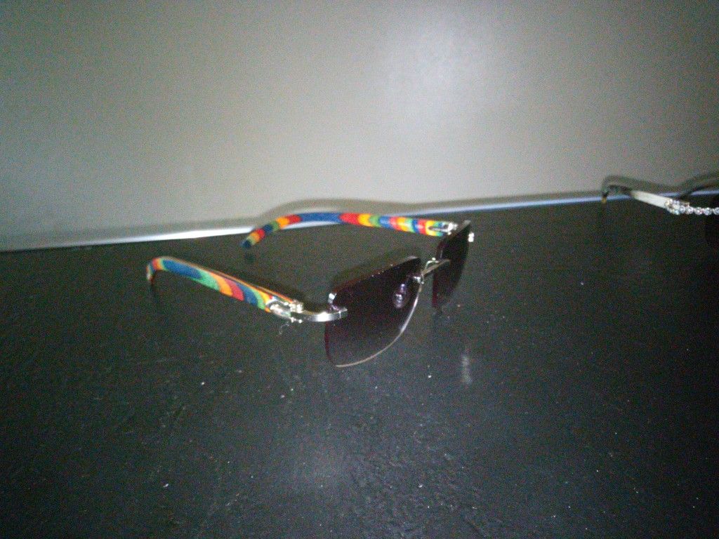 Peacock Cartier Woods Glasses