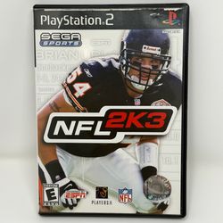 PS2 Sega Sports NFL 2K3 - CIB