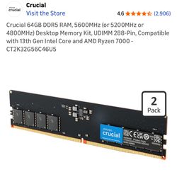 Memory Ram 64GB