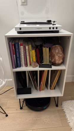 Turntable Stand And Book Shelf