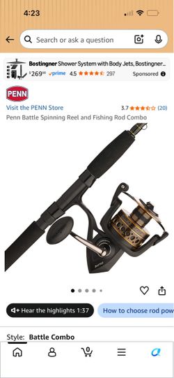Penn fishing rod combo