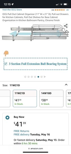 Pull Out Cabinet Organizer 