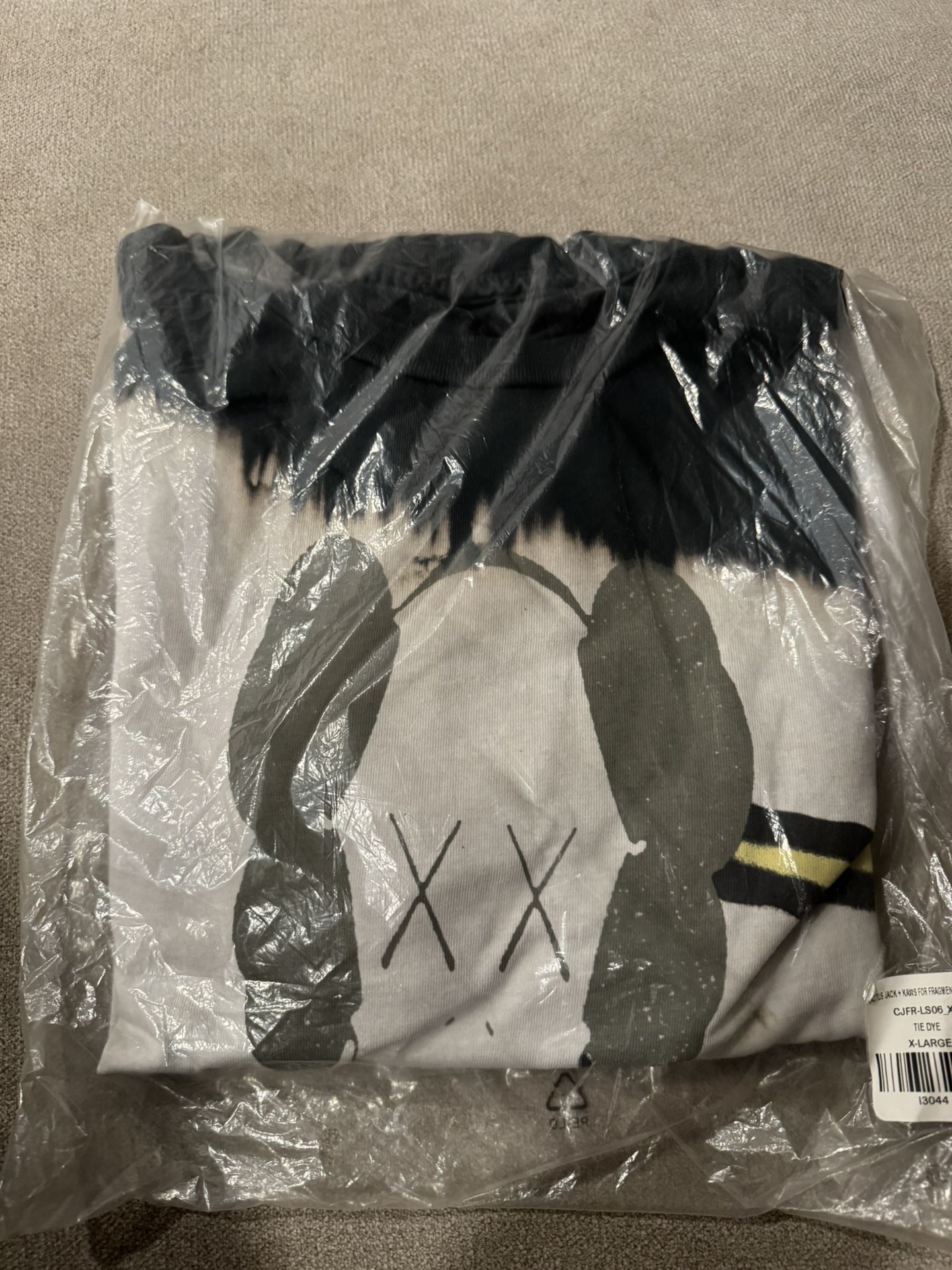 Travis Scott Cactus Jack x Kaws Fragment Longsleeve Tee Sz XL 