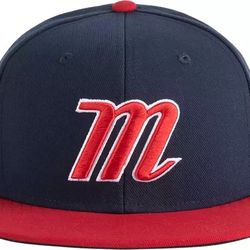 Marucci Baseball Adult Snapback Hat (NEW) - Navy & Red