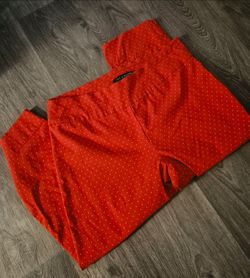 Beautiful NEW Red /White Polka dot Women's pants by "ZAC & RACHAL!"