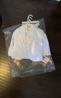 Baby baptism suit 1 yr