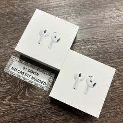 Apple AirPods 4 Bluetooth Headphones New - Only $1 Today Pay The Rest Later! 