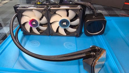 iCUE H100i ELITE LCD XT Display Liquid CPU Cooler (Corsair Aio)