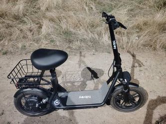 Hiboy Electric Scooter with Seat and Basket