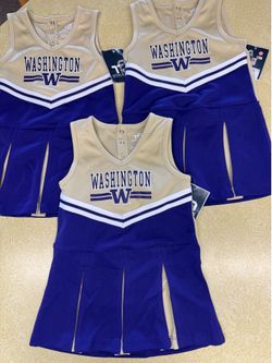 New 4T Toddler Huskies Cheerleader Dresses