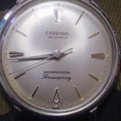 Vintage Men's 25 Jewel Wind Up Watch