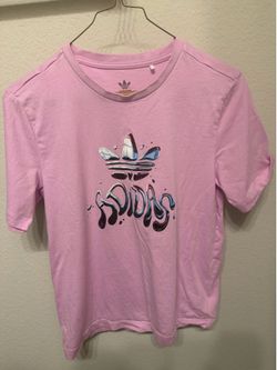 Adidas Pink Logo Tshirt size 11/12