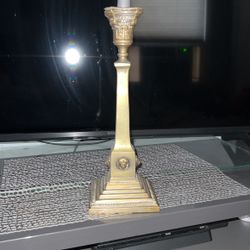 Bronze Heavy Candle Holder 