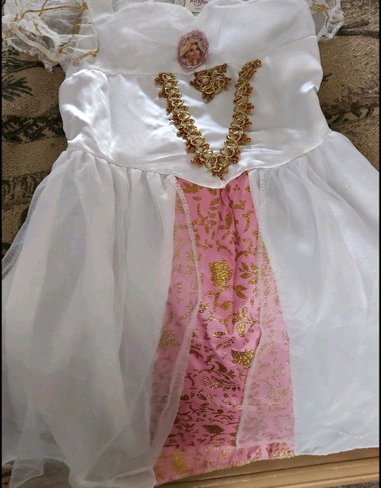 Rapunzel Wedding Dress Classic Size 4-6x Vail not included