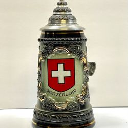 King Original Beer Stein 8” Switzerland 