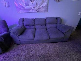 Couch and Recliner.