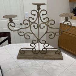 20 inches Tall 23 inches Wide Candle Holder $25