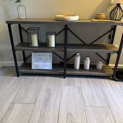 Gray Entry Way table 