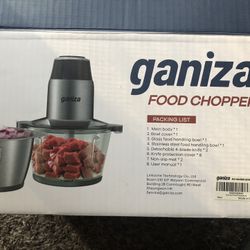 Food Chopper Glass And Stainless