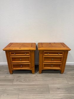 Solid Wood Nightstands (each)