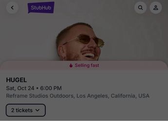Hugel VIP TICKETS
