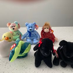 51 Beanie Babies Lot In Great Condition + Ballet Masquerade Barbie L@@k!!!