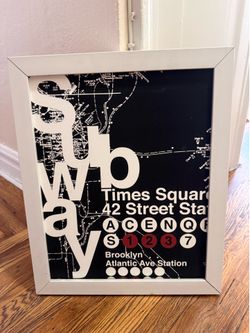 Small “ Subway Theme “ Painting 19 inch x 23 inch