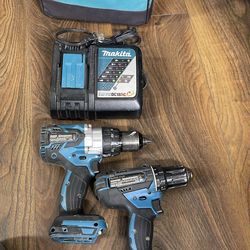 Makita hammer drill & drill  / battery charger only