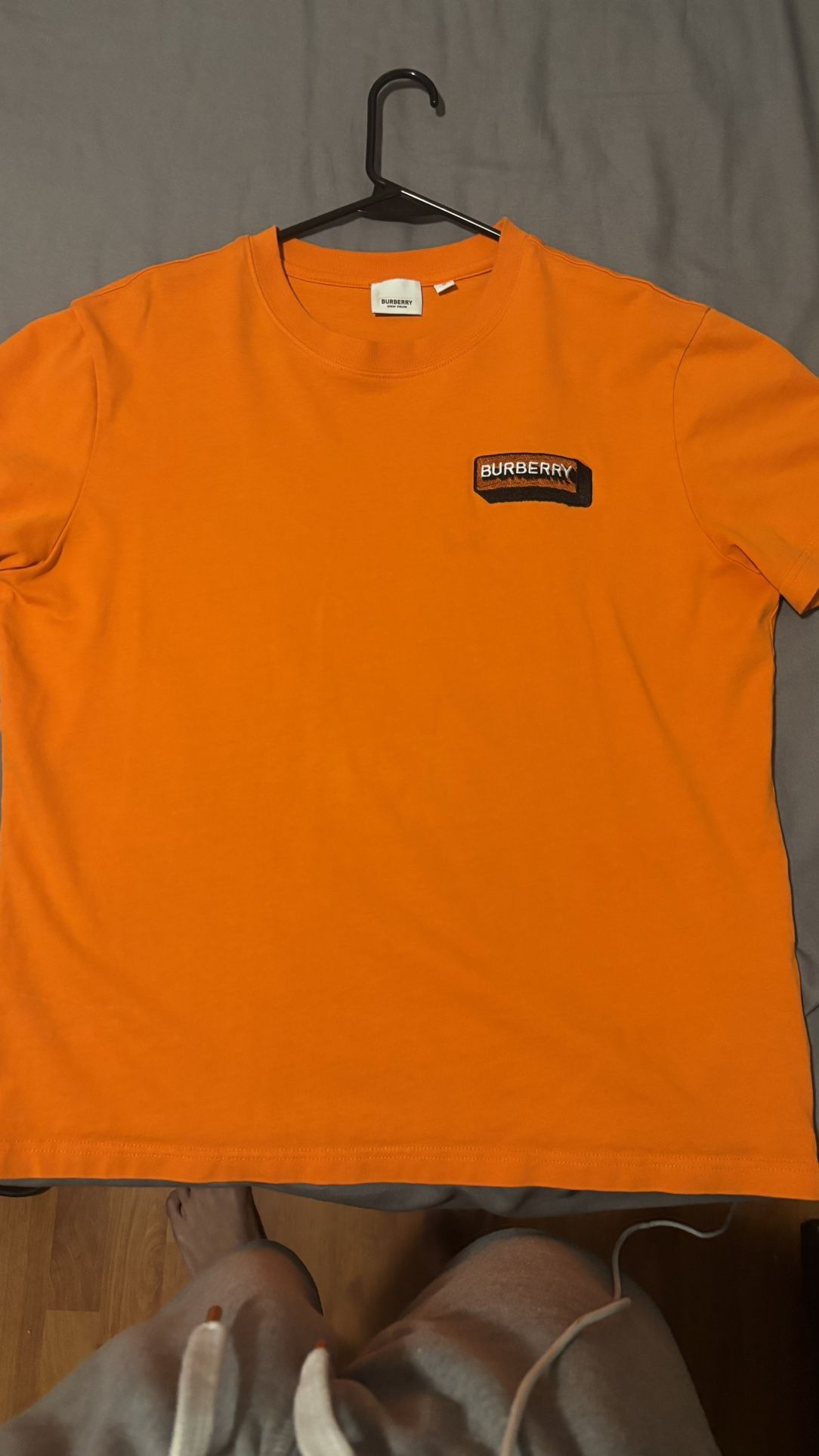 Burberry Logo Bright Orange Tee