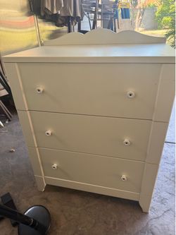 White dresser