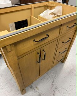 New 36 in Wood Bathroom Vanity Cabinet with Drawers
